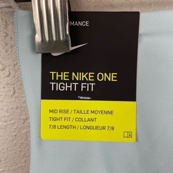 NWT Nike One 7/8 Length Mid Rise Running Leggings Size S - Picture 7 of 7